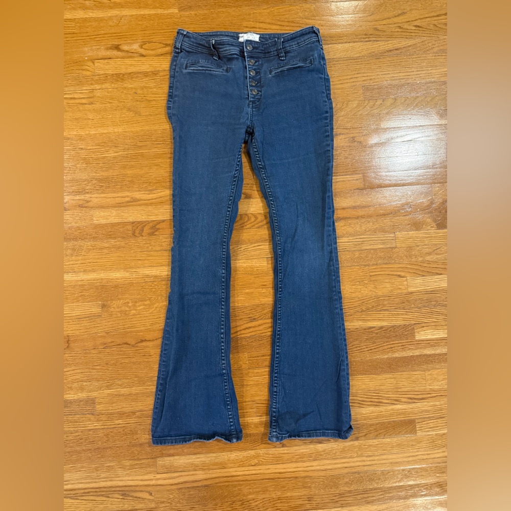 Free people button fly jeans